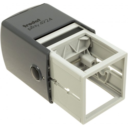 Оснастка для круглой и квадратной печати пластиковая d-40 мм Trodat с пластиковым футляром (колпачок) серая 4940/4924