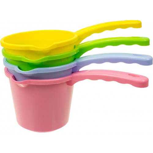 Ковшик пластиковий 1,25 л кольоровий (30) №БП-377/0377/СМ-246  