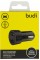 Зарядний пристрій автомобільний Budi швидка зарядка 2.4A 2USB black Breidon №M8J622Q  