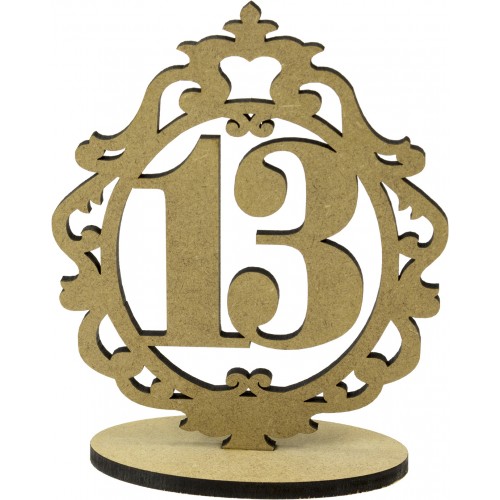 Номерки на стіл 15х11см 