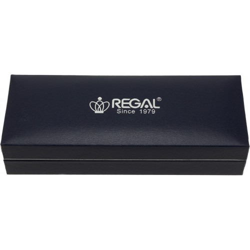 Набор ручек Regal  чернильная и роллер в футляре,белый R502407.L. FR