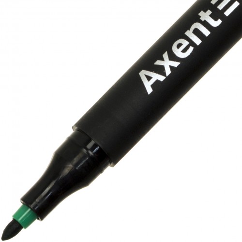 Маркер Axent круглий Permanent 1 мм зелений (12) (144) 2535-04-A