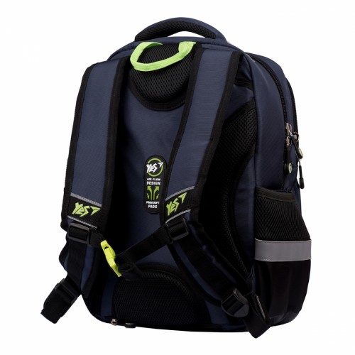 Рюкзак Yes S-52 Ergo Yes style 1від.,2карм, чорний/синій 557964(10)