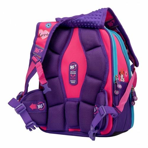 Рюкзак Yes Minnie Mouse 3 отделения, 1 карман розовый (10) S-57/558566