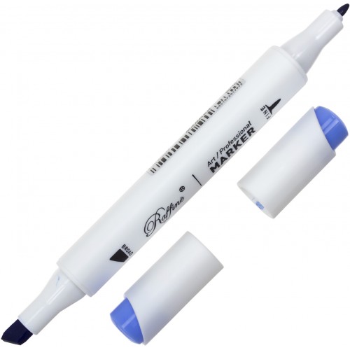 Маркер-скетч двосторонній Marco Brilliant blue 7800-6CB / B016