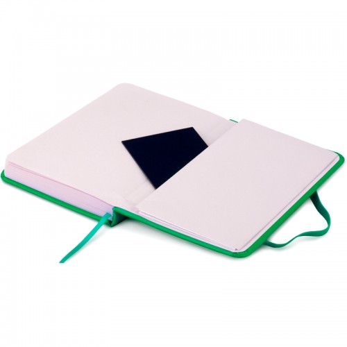 Блокнот A6 96 листов клетка твердая обложка Axent Partner салатовый (24) 8301-04 Axent