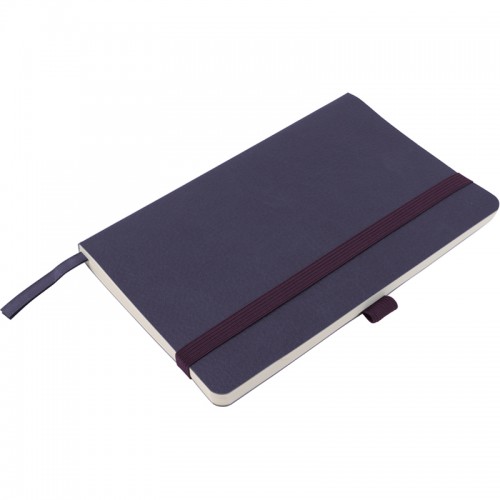 Блокнот B6 96 листов клетка картонная обложка  Partner Soft Skin синий (18) (36) 8616-02-A Axent 