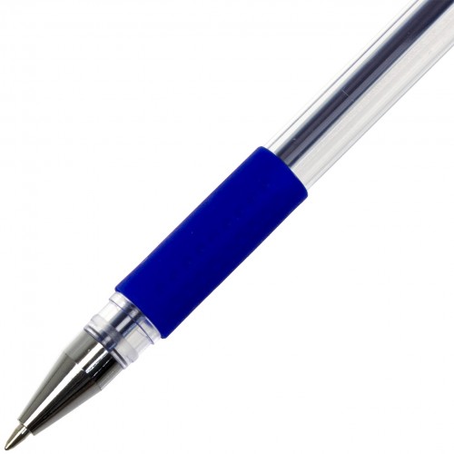 Ручка гелевая Economix Gel 0,5 мм синяя (12) (144) E11901-02