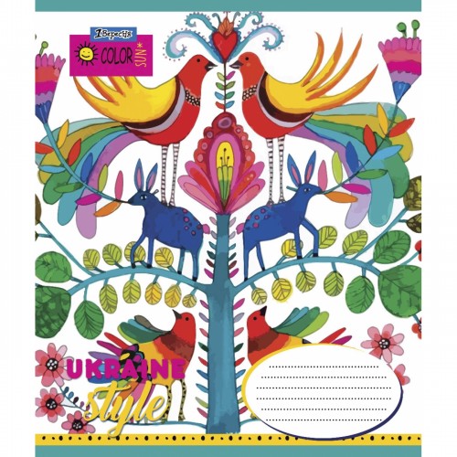  Тетрадь 24 листа клетка 1В Ukraine style (20) (320) №765877