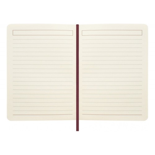 Діловий записник А6 128арк. лін. Magic на резинці, коричневий №O20388-07/Optima/