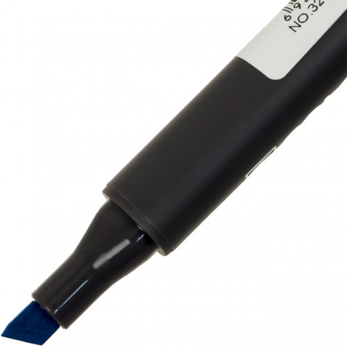 Маркер худож. двостор. "STA" №3202-66 дитячий синій(6)