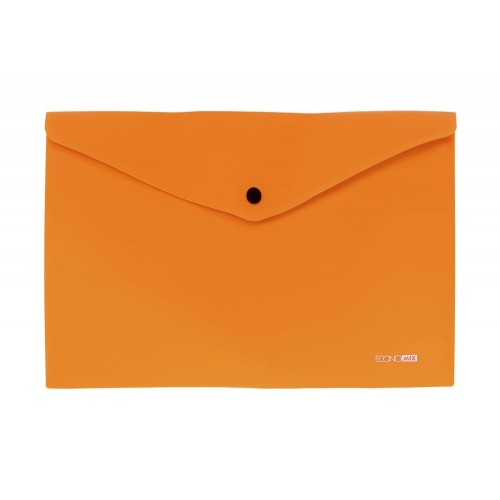 Папка-конверт "Economix" №SM31305 А4 на кнопці непрозор. асорті(12)(120)