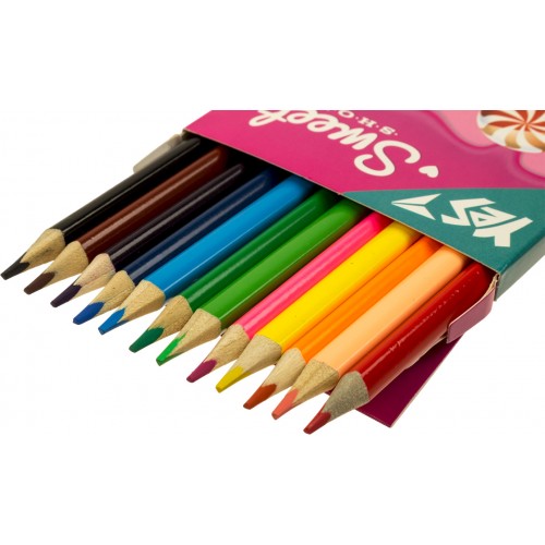  Карандаши цветные 12 цветов Yes Sweet Cream (12) №290663