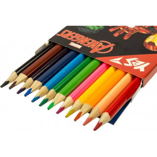 Олівці кольор. 12 кольор. "Yes" №290664 Marvel.Avengers(12)