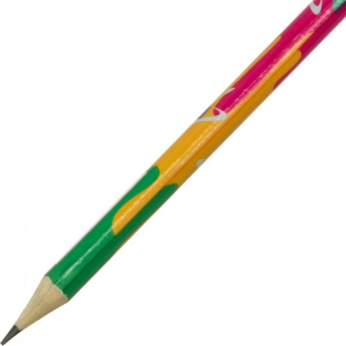 Олівець гр. "Yes" №280597 Cosmic Girl HB,з гумкою, в пласт. тубі(36)(360)