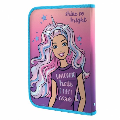 Папка для праці А4 "Yes" №491912 FC "Barbie" на блиск. пласт.,з внутр.кишенею(12)(48)