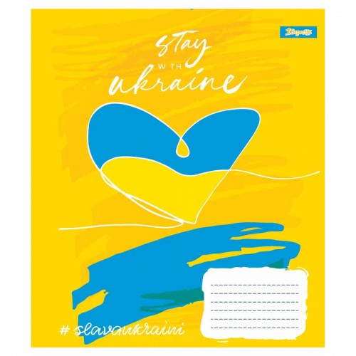 Зошит 60арк. лін. 1В Stay with Ukraine №766478(10)(160)