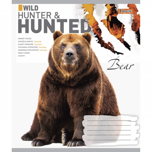 Зошит 48арк. лін. 1В Hunted №766013(10)(200)