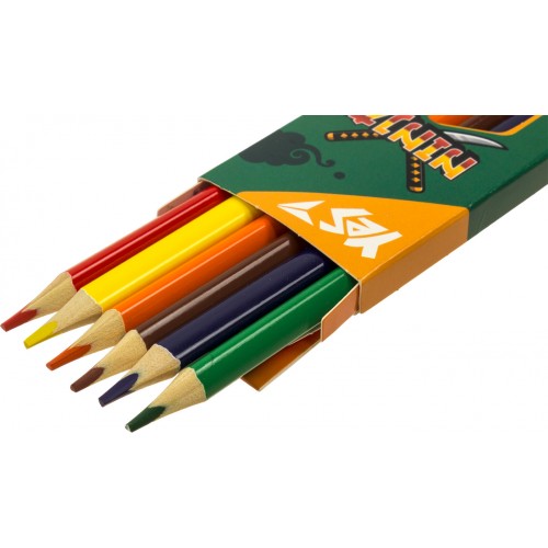 Олівці кольор. 6 кольор. "Yes" №290708 Ninja(24)