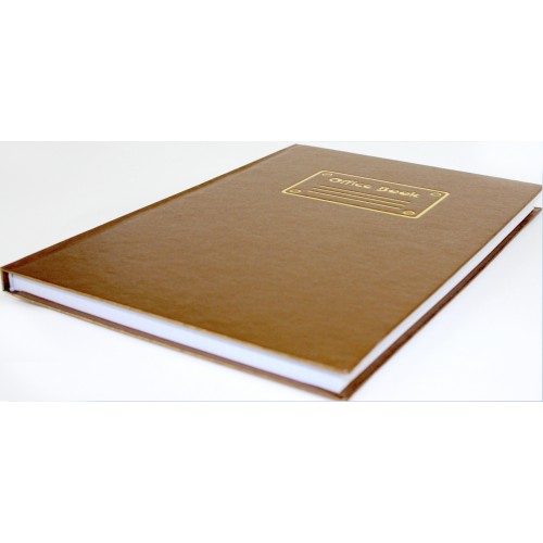 Книга-канц. A5 160арк. кліт. тв. обкл. офс./Фолдер/(10)