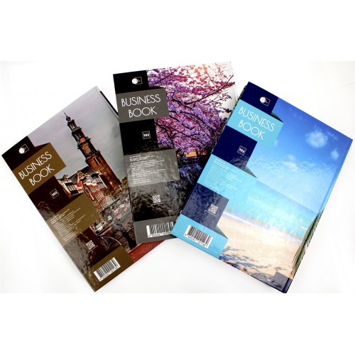 Книга-канц. A4 192арк. кліт. тв. обкл. Business notebook ДК-192-А4/Артпринт/(4)