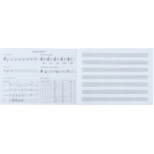 Нотний зошит A5 20арк. Studio Pets SP24-405/Kite/(10)