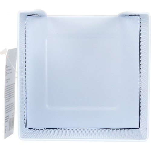 Куб для паперу "Axent" №2112-21 10х10х10см метал. білий(12)