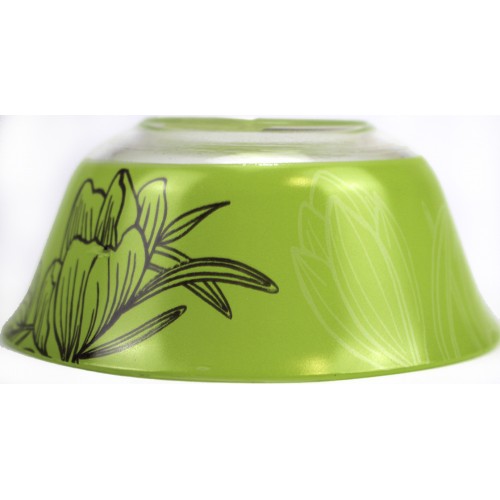 Салатник скло Luminarc.Amb Fleur Blush Purple&Green 12см V0185/8168