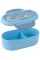Ланч бокс пласт. "Kite" 1000мл з розділювачем,блакитний №K23-185-2(60)