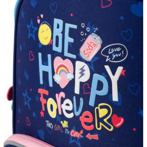 Рюкзак каркасний "GoPack" Education Be Happy 2від.,3карм. №GO24-597M-3(8)