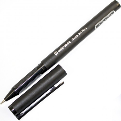 Ручка кульк. масл. Hiper HO-150 Black Jet Neo 1мм чорна
