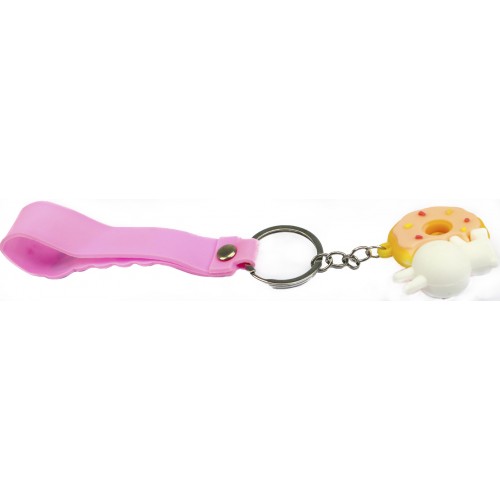 Брелок "Печиво з ведмедиком" зі стрічкою,мікс №3176(12)