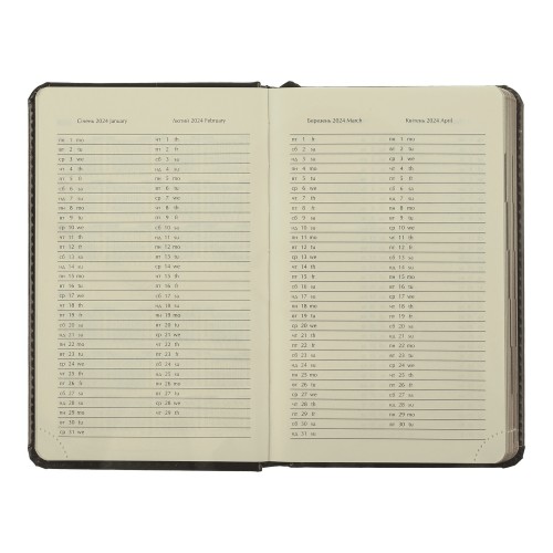 Щоден. А6 Buromax дат. 2026 Touch Me чорний BM.2525-01