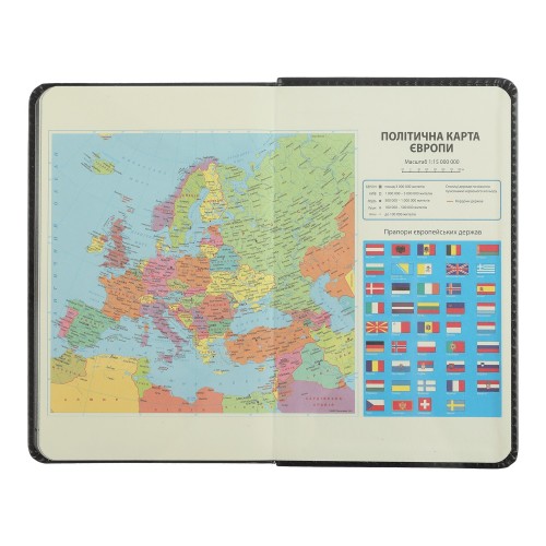 Щоден. А6 Buromax дат. 2026 Salerno червоний BM2603-05(20)