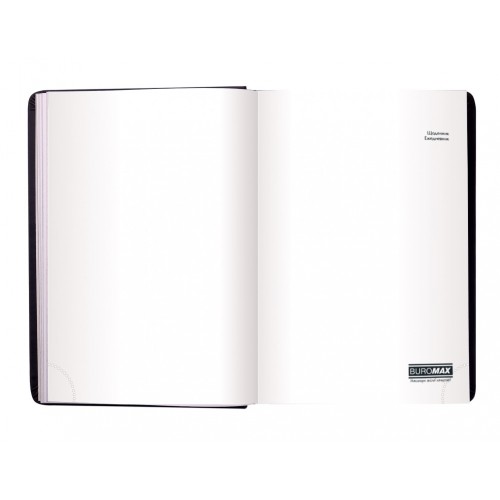 Щоден. A6 Buromax недат. кліт. Base (Miradur) чорний BM.2604-01