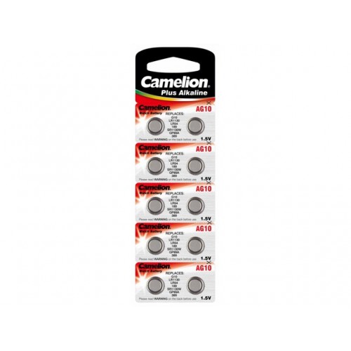 Батарейка Camelion Алкалайн AG10/10bl (10) (100)