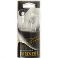 Наушники вакуумные Maxell drumsoundz white 303433