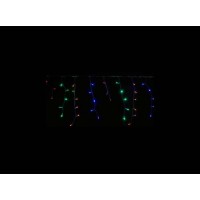 Гірлянда-бахрома електрична 120 LED MultiColor, прозорий провід L-3 м H-0,5 м (60) D-42/1503-01