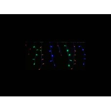 Гірлянда-бахрома електрична 120 LED MultiColor, прозорий провід L-3 м H-0,5 м (60) D-42/1503-01