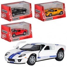 Машина металева 2006 Ford GT Kinsmart в коробці 16х8,8х7,5см (24) (96) KT-5092-W 