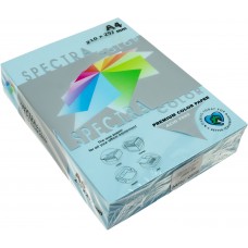 Бумага цветная А4 160г/м2 пастель Spectra Color Ocean 120 голубая
