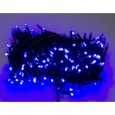 Гирлянда электрическая String Конус 400 LED синий, черный провод (40) 1240-02