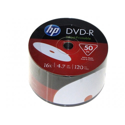 DVD-R HP 16 х 4.7Gb printable bulk (50) (600)