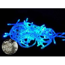 Гирлянда электрическая String 100 LED синяя, прозрачный провод L-8 м (100) K12/1110-02