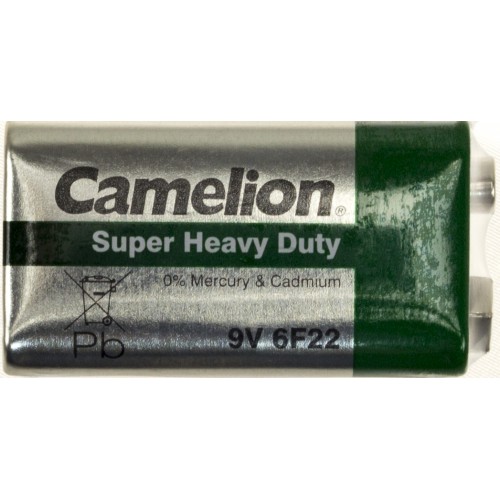 Батарейка Camelion 6F22/1 shrink крона green