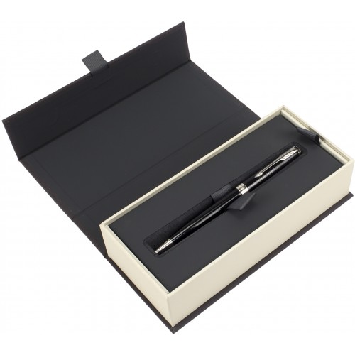 Ручка шариковая Parker Sonnet 17 Black Lacquer хром 86132