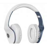 Наушники Defender Free Motion B525 BT white/blue микрофон