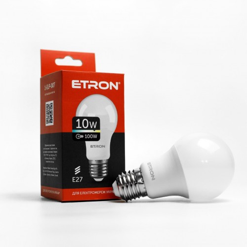 Лампа Etron Light Power LED 1-ELP-007 A60 10Вт 3000K E27 (10)