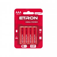 Батарейки Etron Mega Power LR-03 блістер 4 шт (12) (120)