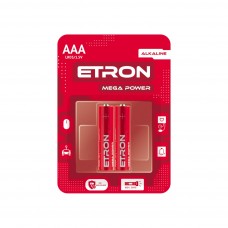 Батарейки Etron Mega Power LR-03 блистер 2 шт (12) (120)